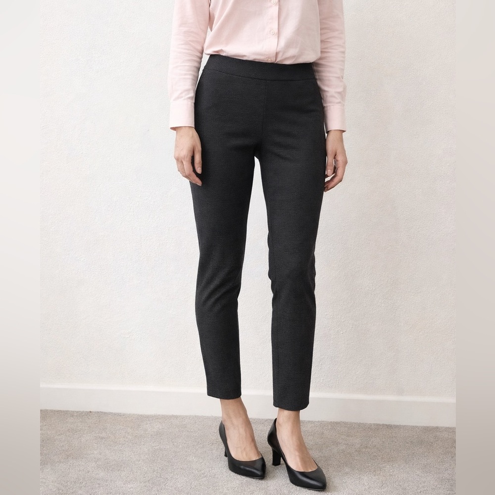 NEW! Calvin Klein Charcoal Houndstooth Women’s Dress Pants | Size 6
